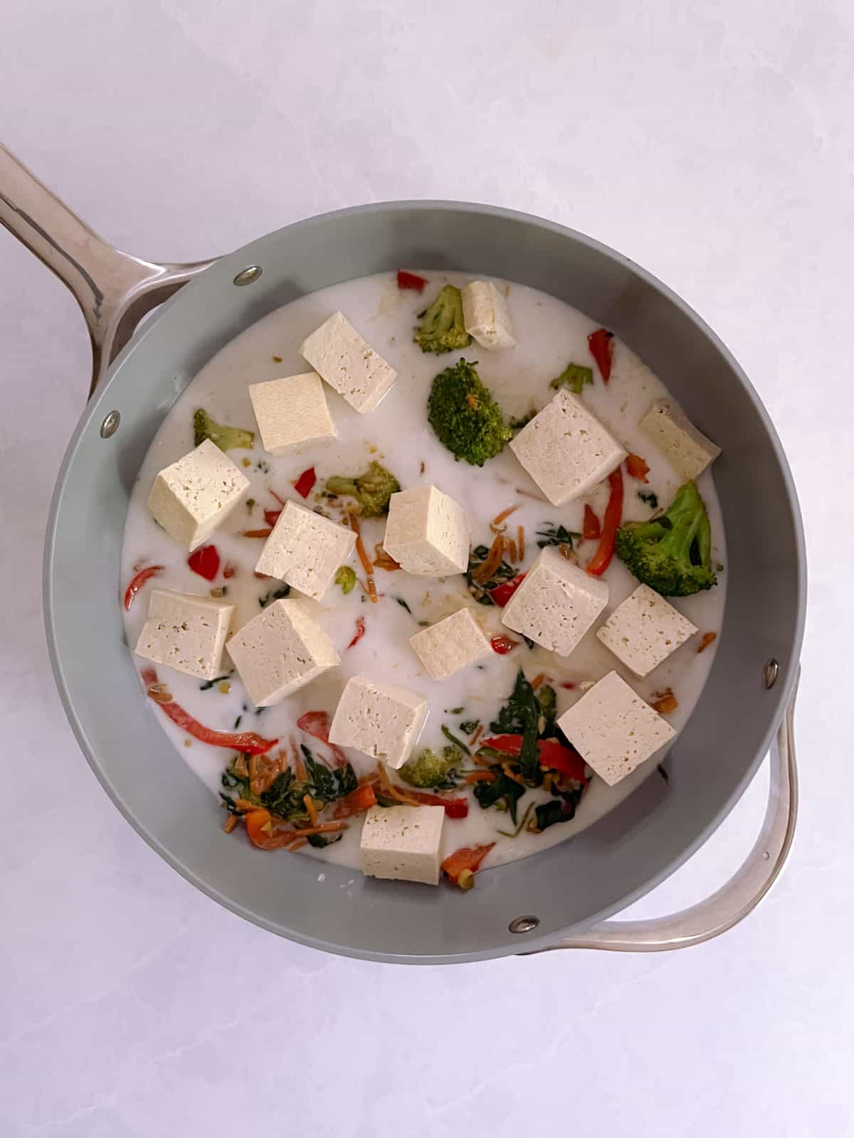 Easy Vegan Green Curry with Tofu and Vegetables - The Essential Vegan